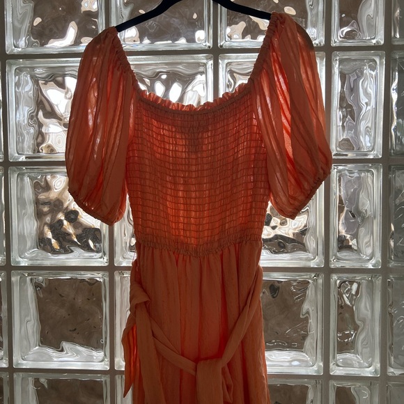 orange romper - Picture 2 of 3